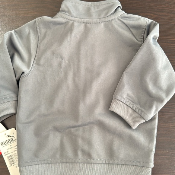 Puma Kids' Gray and White Tracksuit - Picture 6 of 7
